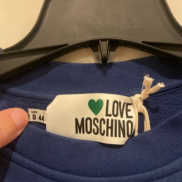 New Moschino logo fair aisle sweater dress - Picture 6 of 11